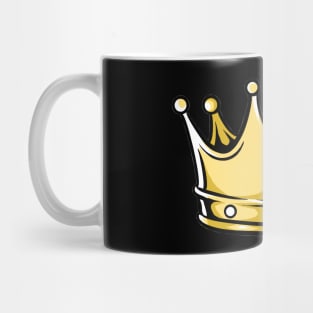 Crown King Queen Mug